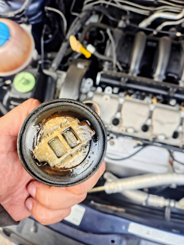 Inspección interna del motor